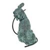Design Toscano Raining Dogs Bronze Piped Garden Statue: Emerald Verde Patina SU5311